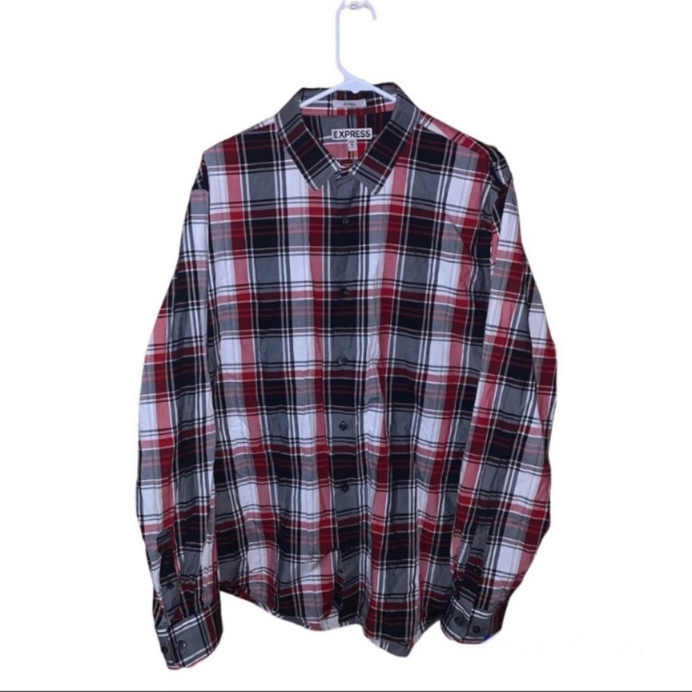 Express Mens Button Down Shirts Bundle Xl - image 3